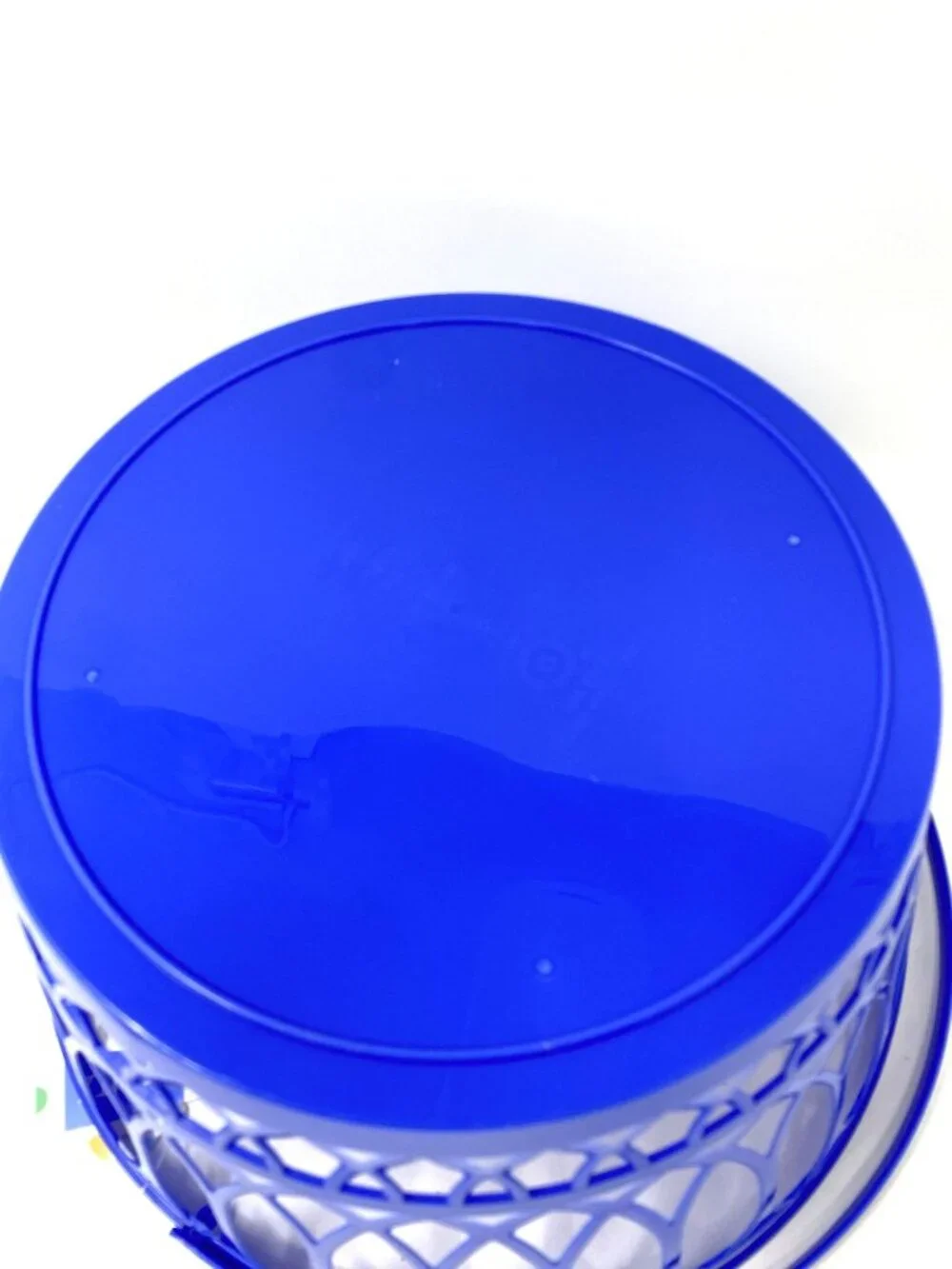 Target Retro Vintage Like Plastic Easter Lattice Basket Blue - Spritz™